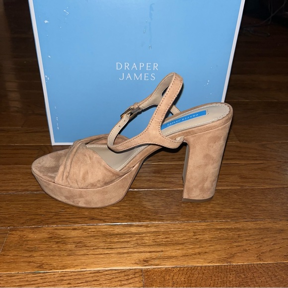 Draper James Paloma Light Brown Platform Sandals Women’s Size 8 - Picture 4 of 15